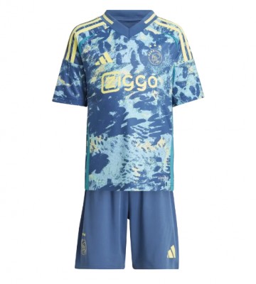Ajax Replica Away Stadium Kit for Kids 2024-25 Short Sleeve (+ pants)